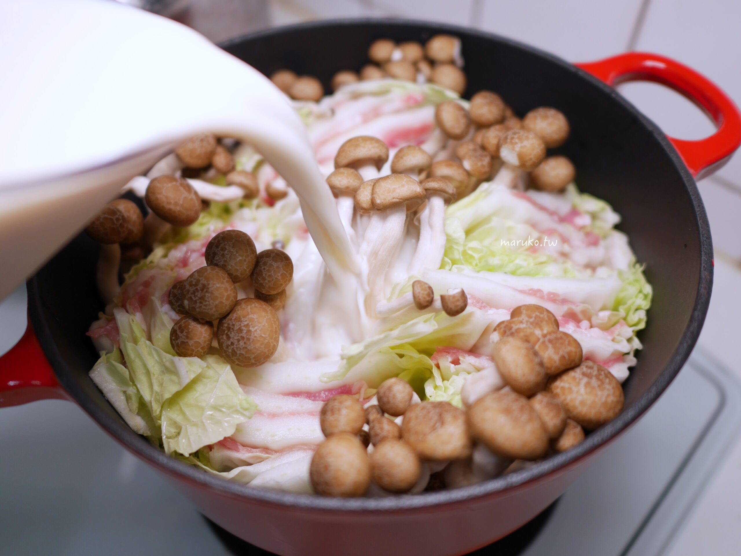火鍋食譜「千層白菜豬肉鍋」豆漿再利用,味噌豆乳鍋這樣吃更有飽足感! @Maruko(丸子)與美食有個約會 火鍋食譜「千層白菜豬肉鍋」豆漿再利用,味噌豆乳鍋這樣吃更有飽足感! @Maruko(丸子)與美食有個約會