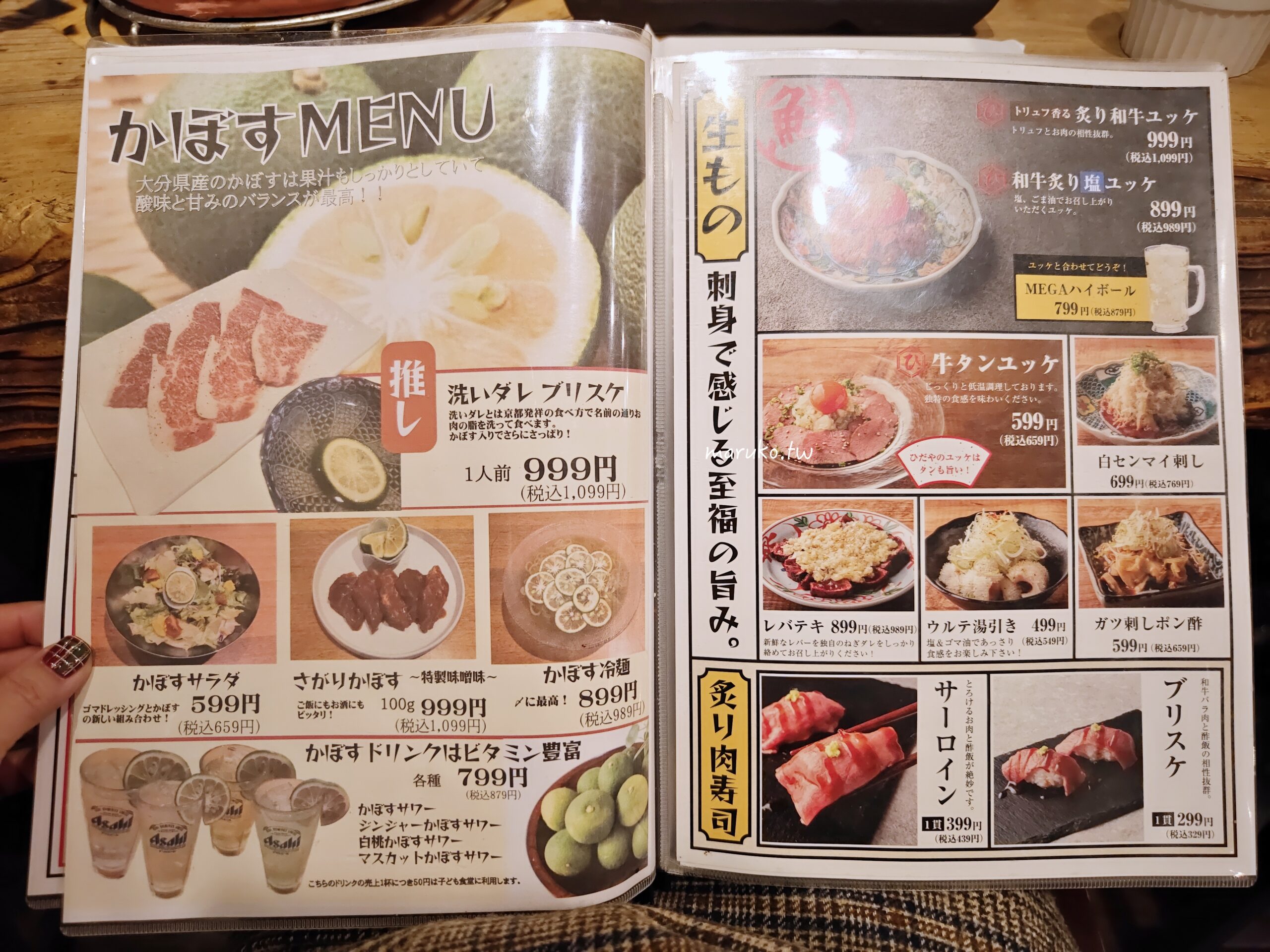 【日本岡山】焼肉ひだや(燒肉日田屋) 七輪炭火燒烤厚切黑毛和牛，外國客人友善餐廳推薦！ @Maruko(丸子)與美食有個約會