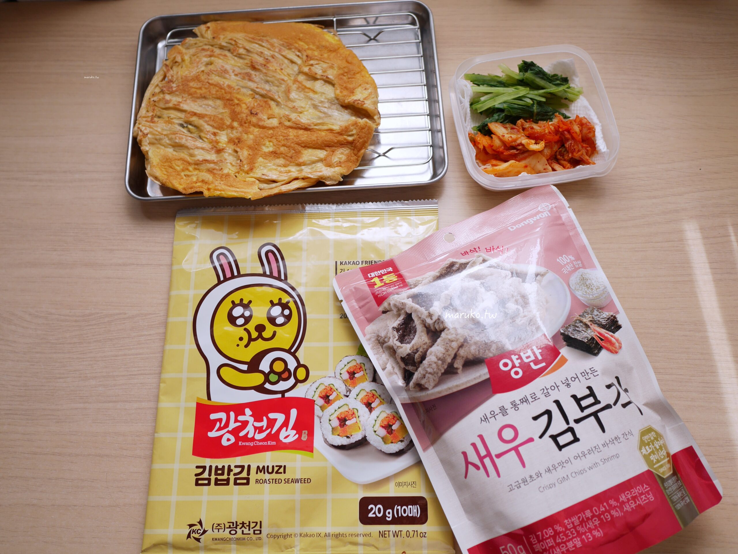 【減醣食譜】泡菜豆皮蛋餅：免揉麵糰！低碳高蛋白早餐簡單做 @Maruko(丸子)與美食有個約會