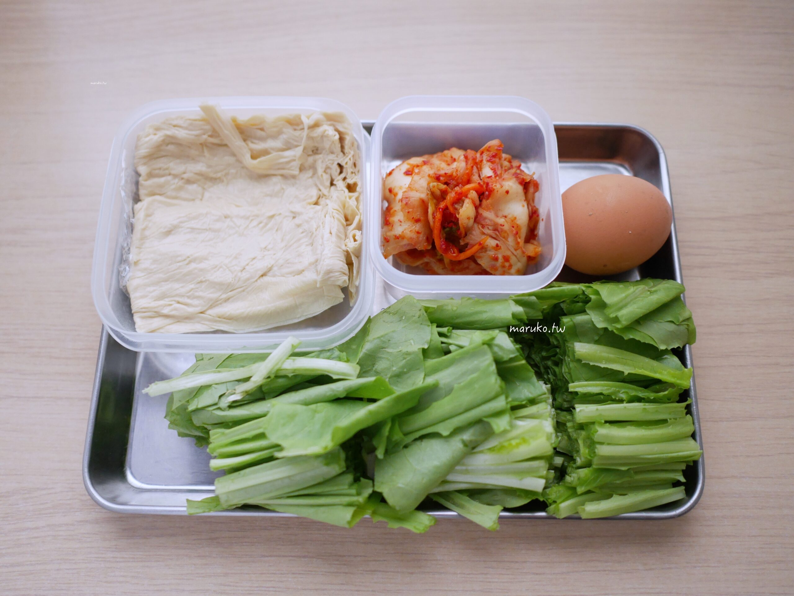 【減醣食譜】泡菜豆皮蛋餅：免揉麵糰！低碳高蛋白早餐簡單做 @Maruko(丸子)與美食有個約會