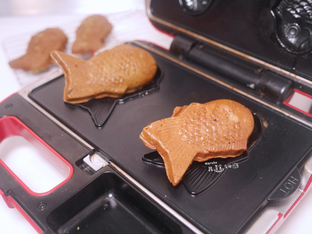 日式「麻糬鯛魚燒」麵糊，麻糬感鯛魚燒烤盤鬆餅機食譜分享 @Maruko(丸子)與美食有個約會