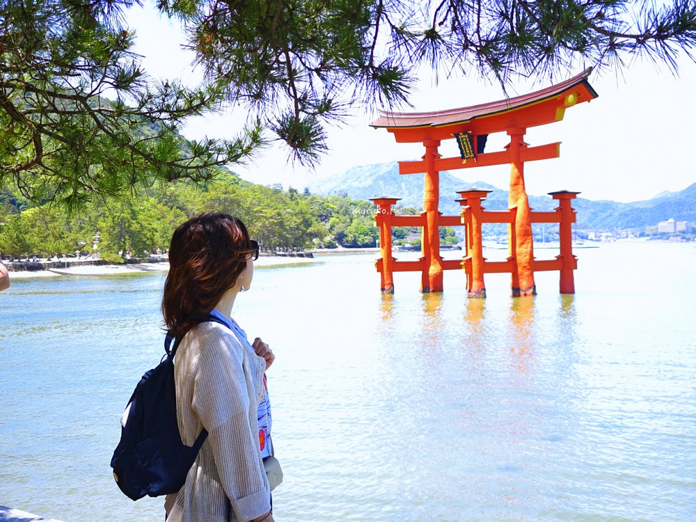 【廣島】嚴島神社 5分鐘掌握年間潮汐，滿潮、乾潮怎麼看？如何走上嚴島神社大鳥居！ @Maruko(丸子)與美食有個約會