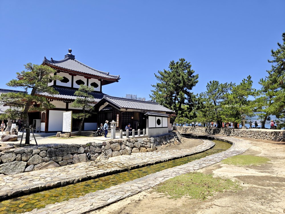 【廣島】嚴島神社 5分鐘掌握年間潮汐，滿潮、乾潮怎麼看？如何走上嚴島神社大鳥居！ @Maruko(丸子)與美食有個約會