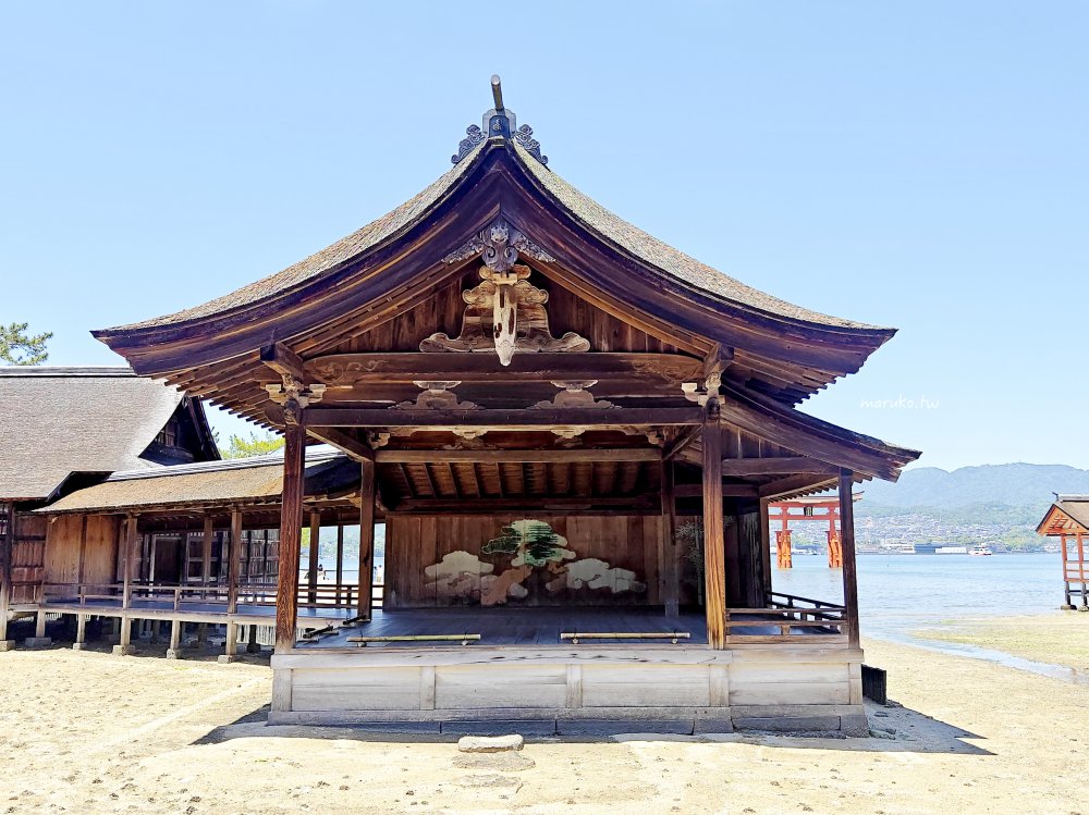 【廣島】嚴島神社 5分鐘掌握年間潮汐，滿潮、乾潮怎麼看？如何走上嚴島神社大鳥居！ @Maruko(丸子)與美食有個約會