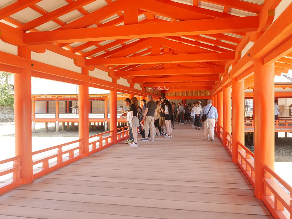 【廣島】嚴島神社 5分鐘掌握年間潮汐，滿潮、乾潮怎麼看？如何走上嚴島神社大鳥居！ @Maruko(丸子)與美食有個約會