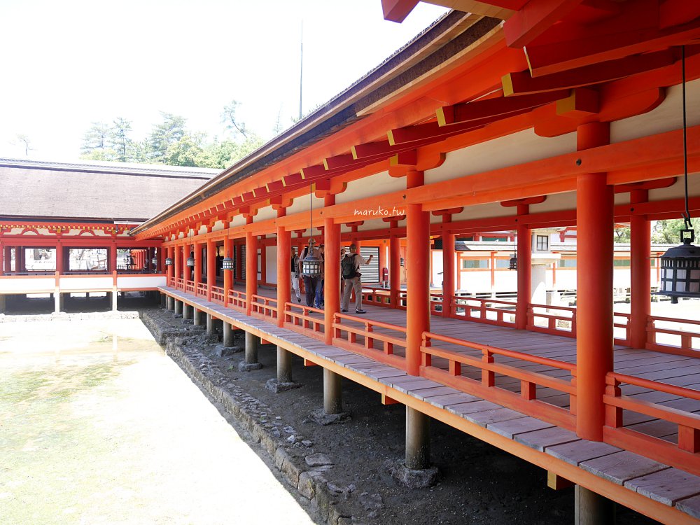 【廣島】嚴島神社 5分鐘掌握年間潮汐，滿潮、乾潮怎麼看？如何走上嚴島神社大鳥居！ @Maruko(丸子)與美食有個約會