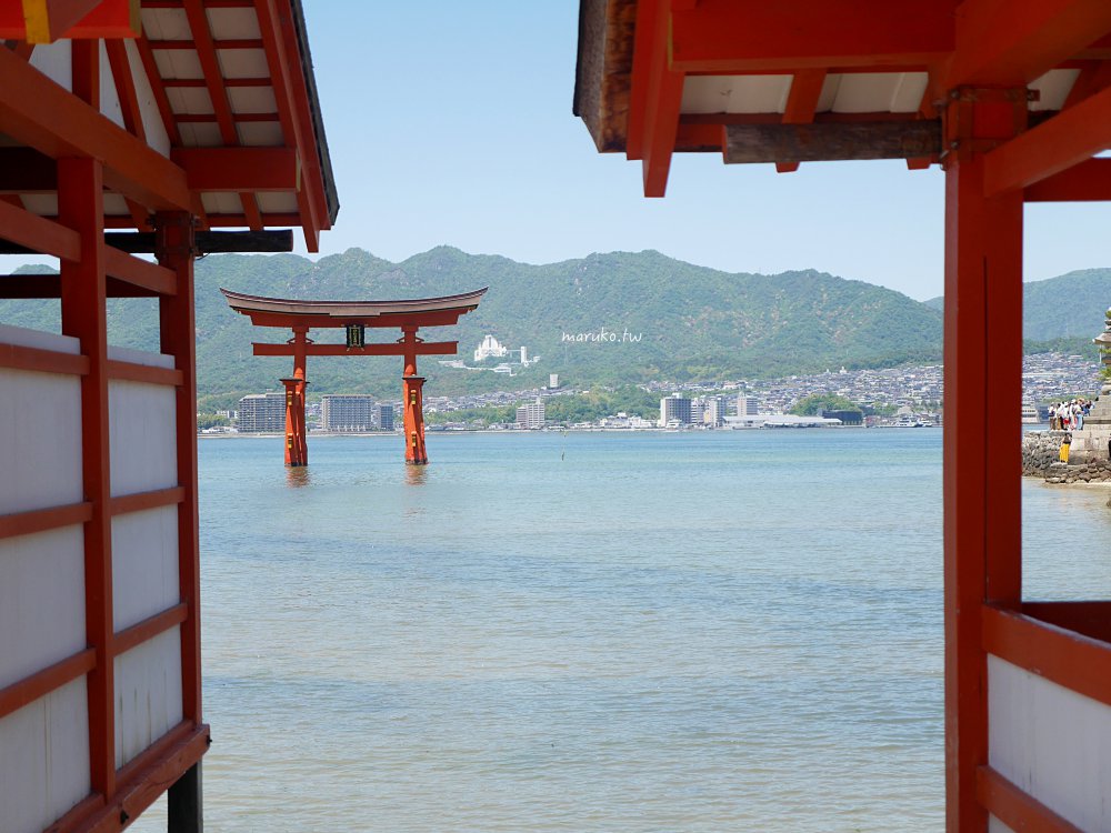 【廣島】嚴島神社 5分鐘掌握年間潮汐，滿潮、乾潮怎麼看？如何走上嚴島神社大鳥居！ @Maruko(丸子)與美食有個約會