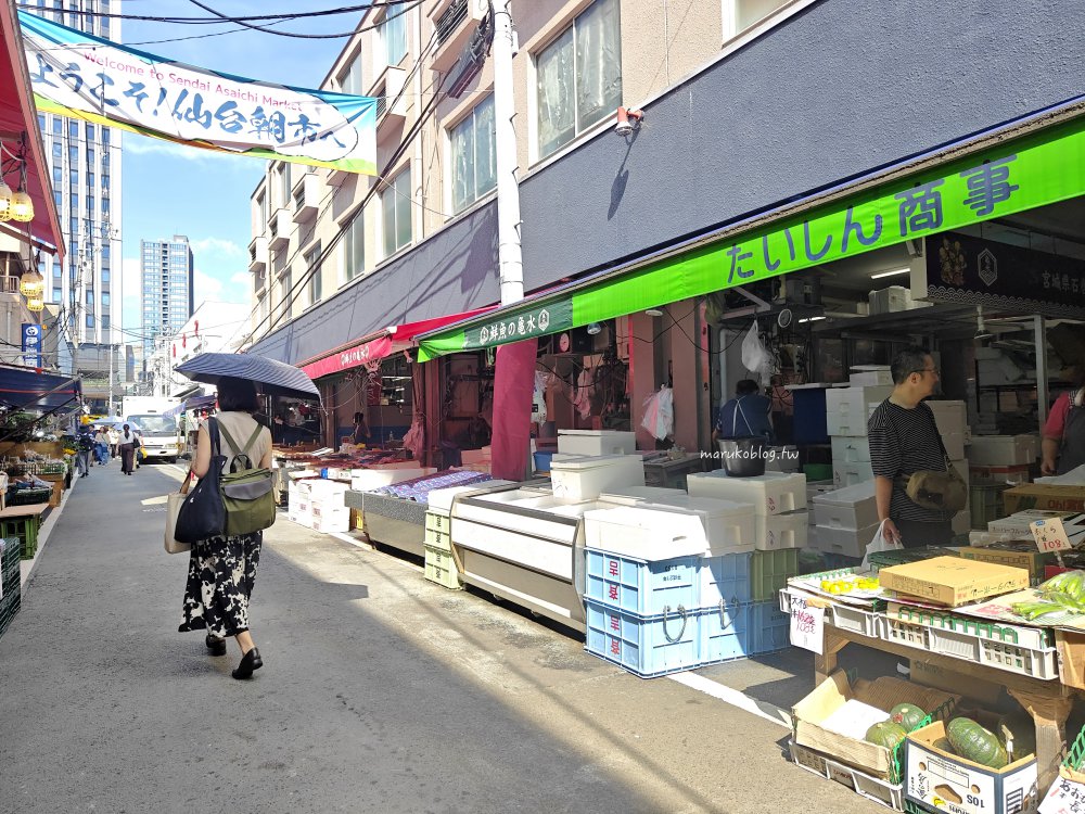 【仙台景點】仙台朝市：走進在地人的廚房！60間攤商集結，生鮮蔬果與海鮮熟食必吃攻略 @Maruko(丸子)與美食有個約會