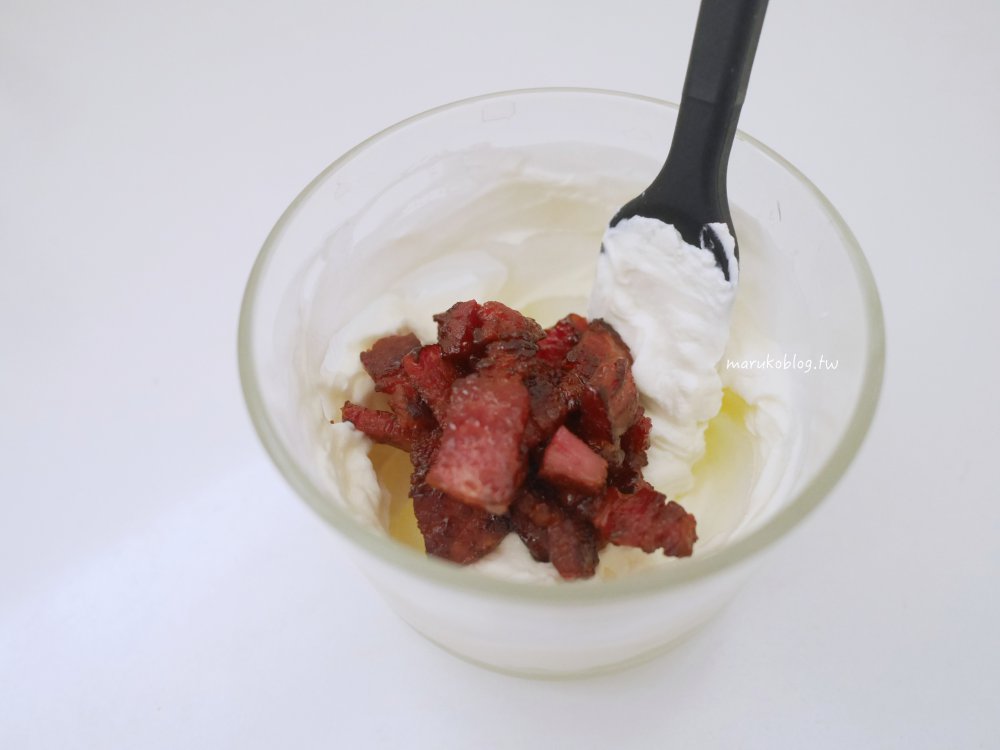 韓式貝果抹醬食譜｜神還原名店口味！「脆培根蜂蜜奶油乳酪醬」鹹甜滑順超百搭 @Maruko(丸子)與美食有個約會