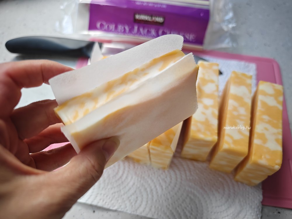 好市多購物「科克蘭柯比傑克乾酪」分裝保存方法、食譜運用分享 @Maruko(丸子)與美食有個約會