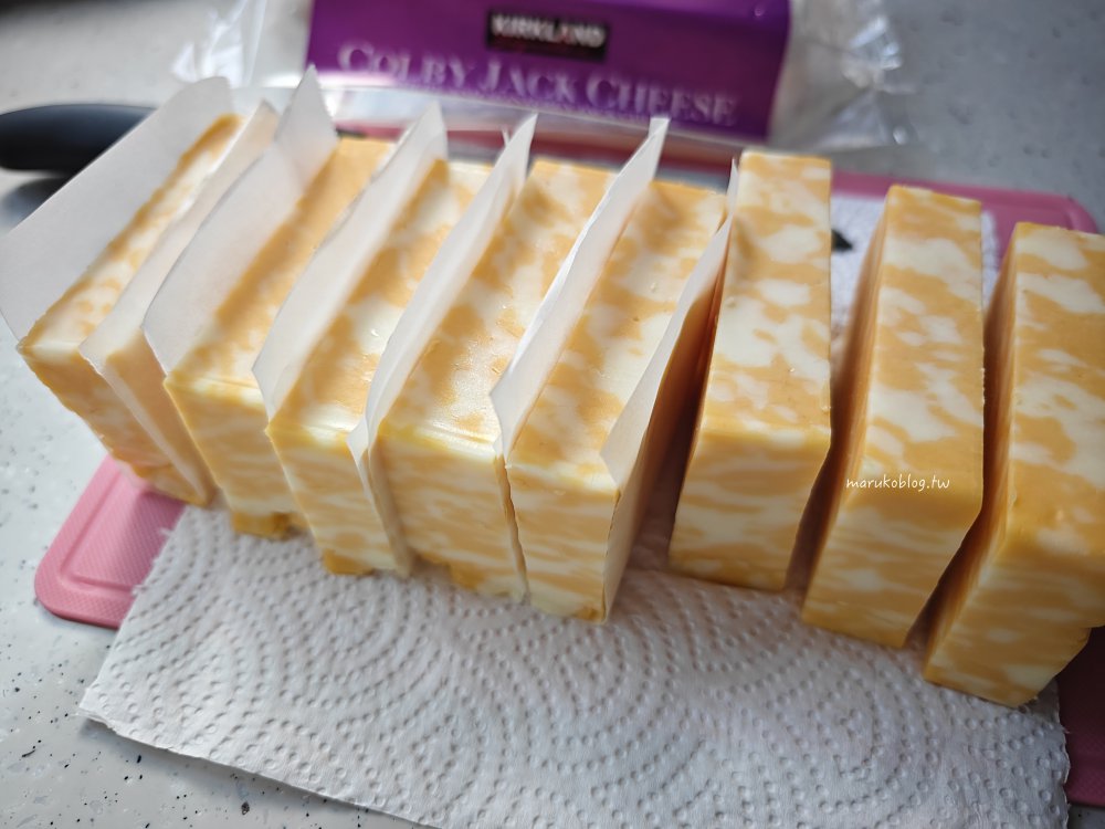 好市多購物「科克蘭柯比傑克乾酪」分裝保存方法、食譜運用分享 @Maruko(丸子)與美食有個約會
