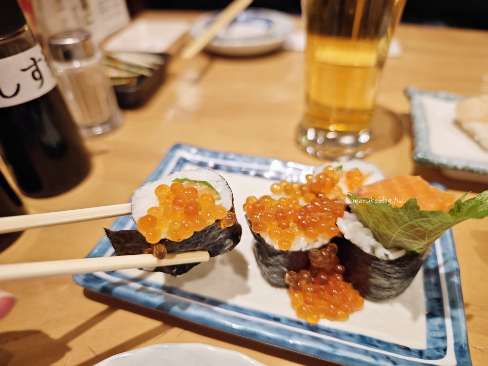 【福岡美食】大阪爆紅名店「すし酒場さしす」壽司酒場，必吃超浮誇爆量鮭魚卵豪華捲！ @Maruko(丸子)與美食有個約會