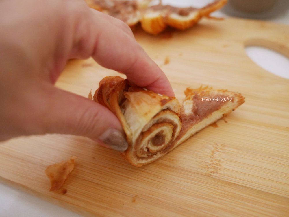 【氣炸鍋食譜】脆皮可頌肉桂捲：免發酵！市售可頌10分鐘變身，酥脆口感像現 @Maruko(丸子)與美食有個約會