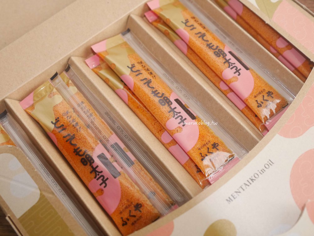 福岡伴手禮推薦｜博多 75 年老店「ふくや」油漬明太子醬：常溫保存帶回國、拌飯涼拌超方便！ @Maruko(丸子)與美食有個約會
