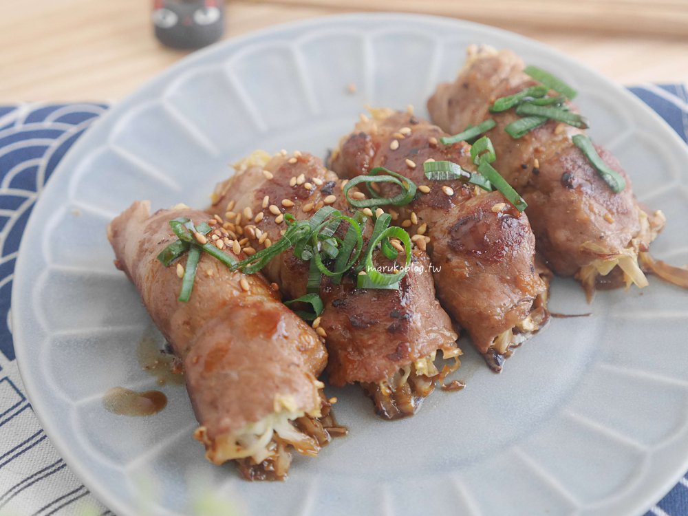 高麗菜食譜「醬燒豬肉高麗菜捲」柑橘醋醬汁、橙醋醬一步驟簡單又爽口 @Maruko(丸子)與美食有個約會