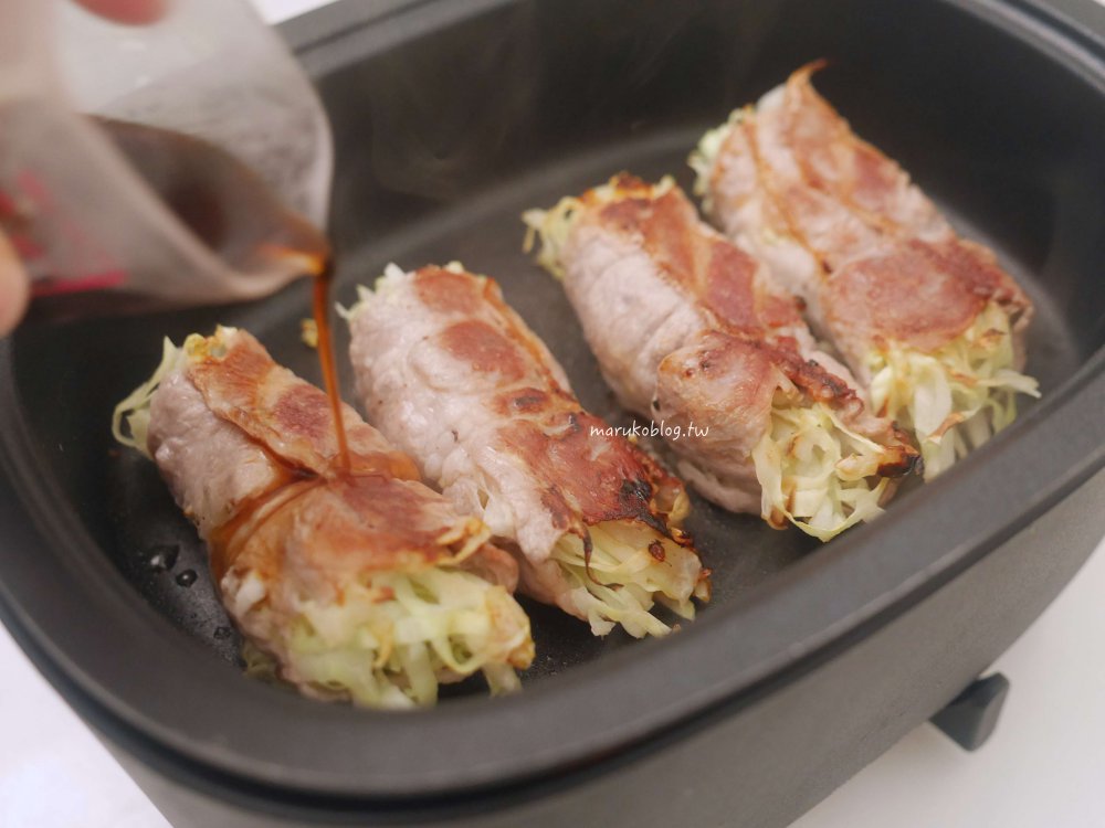高麗菜食譜「醬燒豬肉高麗菜捲」柑橘醋醬汁、橙醋醬一步驟簡單又爽口 @Maruko(丸子)與美食有個約會