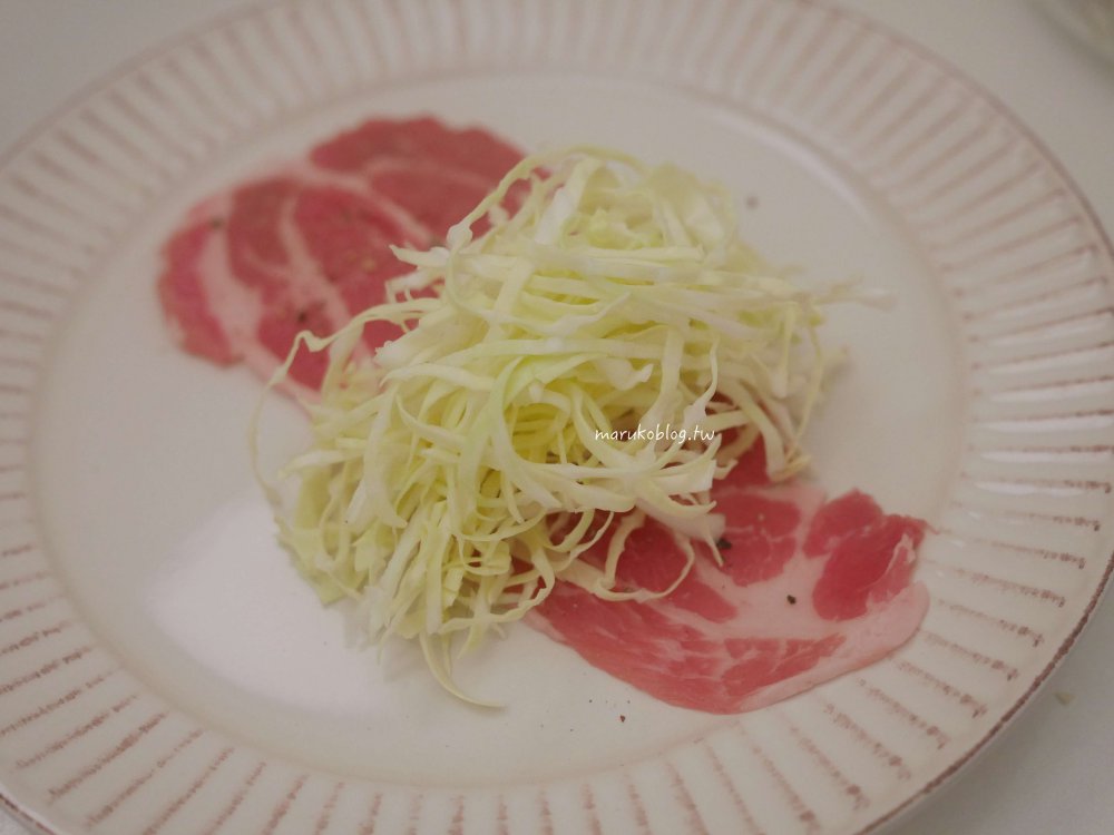 高麗菜食譜「醬燒豬肉高麗菜捲」柑橘醋醬汁、橙醋醬一步驟簡單又爽口 @Maruko(丸子)與美食有個約會