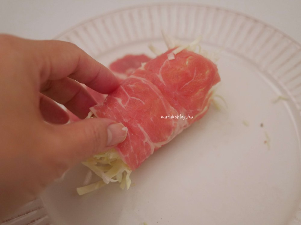 高麗菜食譜「醬燒豬肉高麗菜捲」柑橘醋醬汁、橙醋醬一步驟簡單又爽口 @Maruko(丸子)與美食有個約會