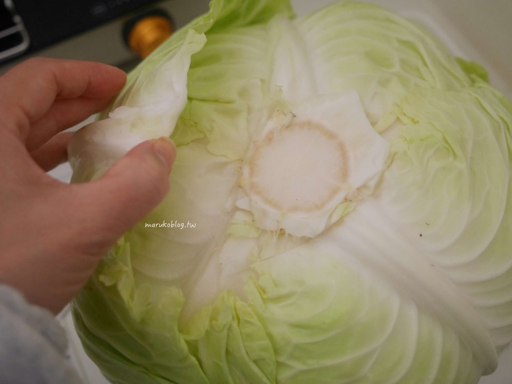 食譜「高麗菜捲」煮湯燉菜必備，二步驟完成高麗菜蔬菜捲 @Maruko(丸子)與美食有個約會