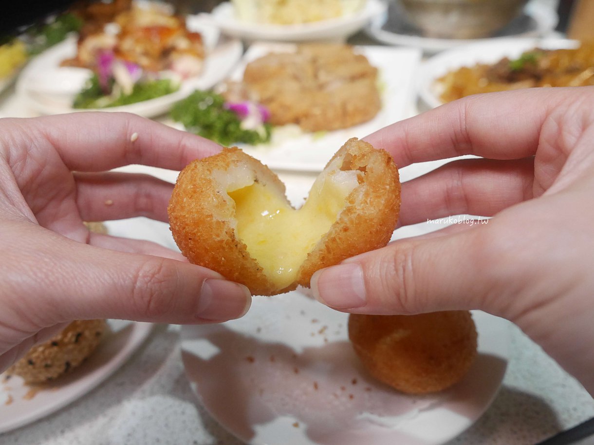 新店美食「宸軒園粵菜海鮮」在地人最愛港式蒸籠點心，必點脆皮雞、金沙子排經濟實惠道道港味十足 @Maruko(丸子)與美食有個約會