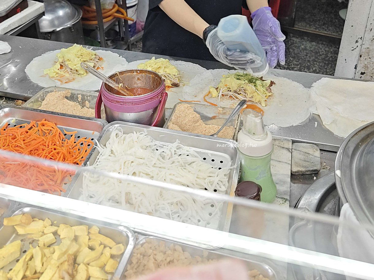 萬華美食「古早味潤餅刈包」東園街(原復興戲院前)60年老店在地人從小吃到大傳統美食 @Maruko(丸子)與美食有個約會