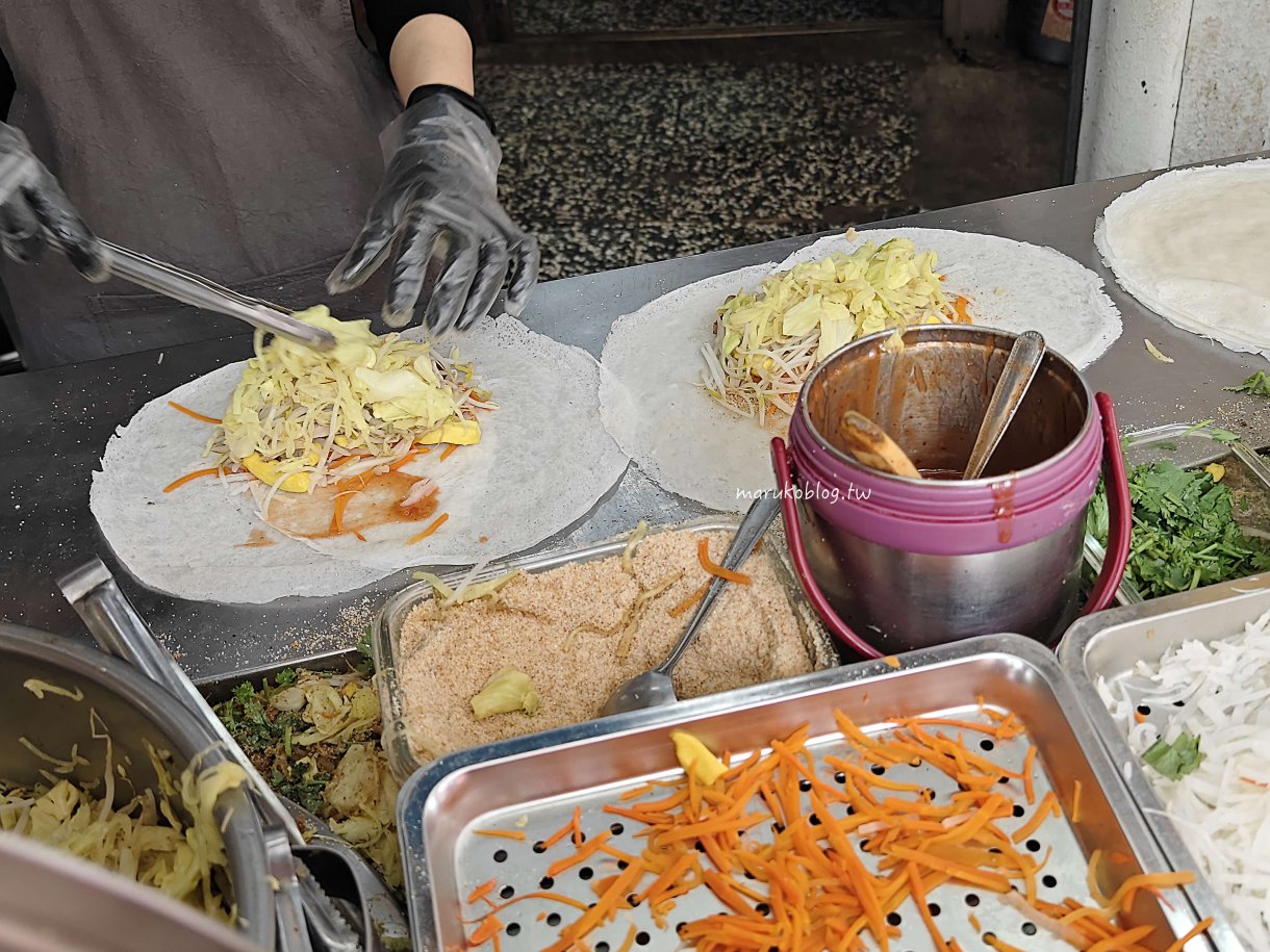 萬華美食「古早味潤餅刈包」東園街(原復興戲院前)60年老店在地人從小吃到大傳統美食 @Maruko(丸子)與美食有個約會
