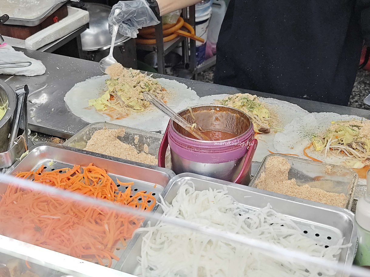 萬華美食「古早味潤餅刈包」東園街(原復興戲院前)60年老店在地人從小吃到大傳統美食 @Maruko(丸子)與美食有個約會