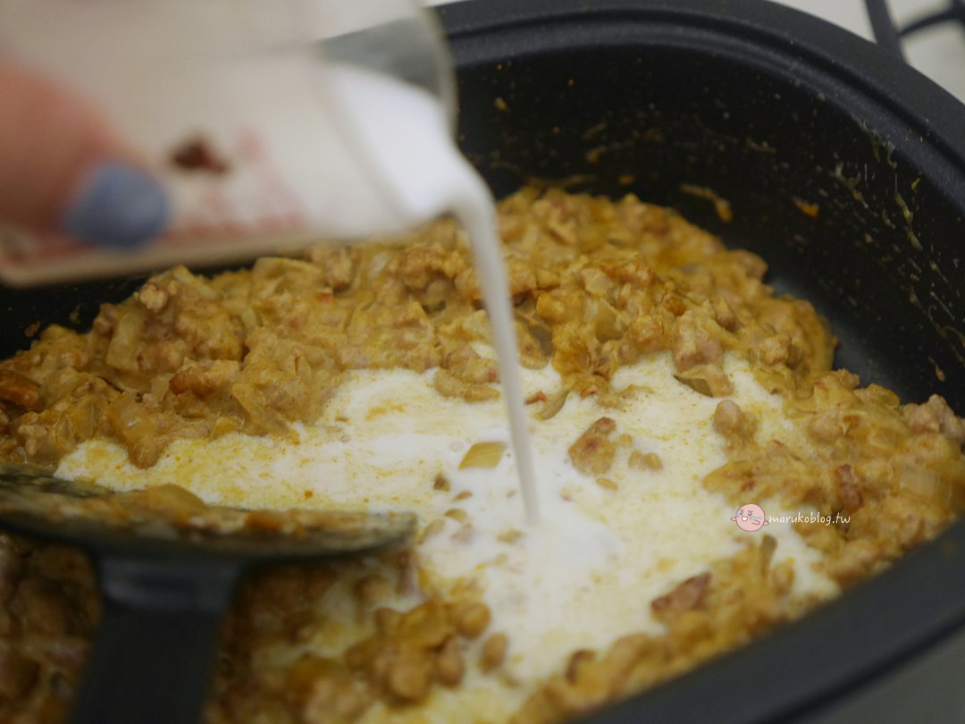 【咖哩料理】咖哩肉醬烤蛋食譜｜簡單早午餐與一人午餐的美味選擇 @Maruko(丸子)與美食有個約會