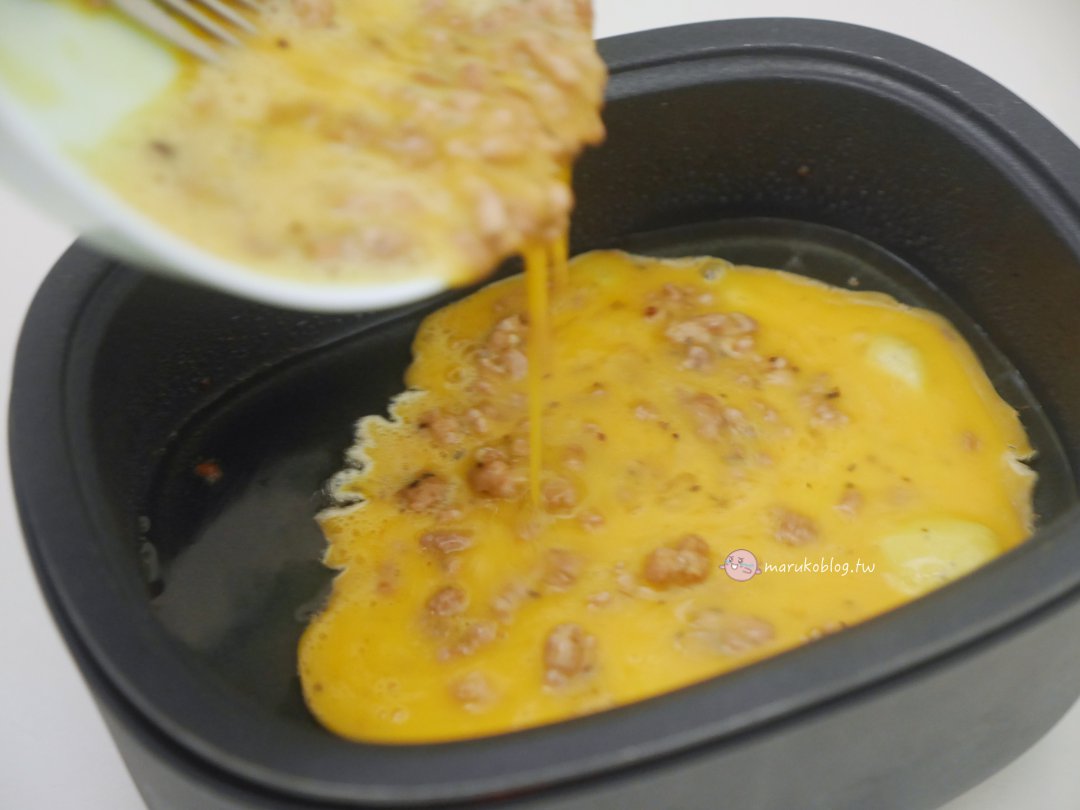 【泰式香料豬肉烘蛋】平底鍋快速料理｜酥香下飯食譜教學 @Maruko(丸子)與美食有個約會