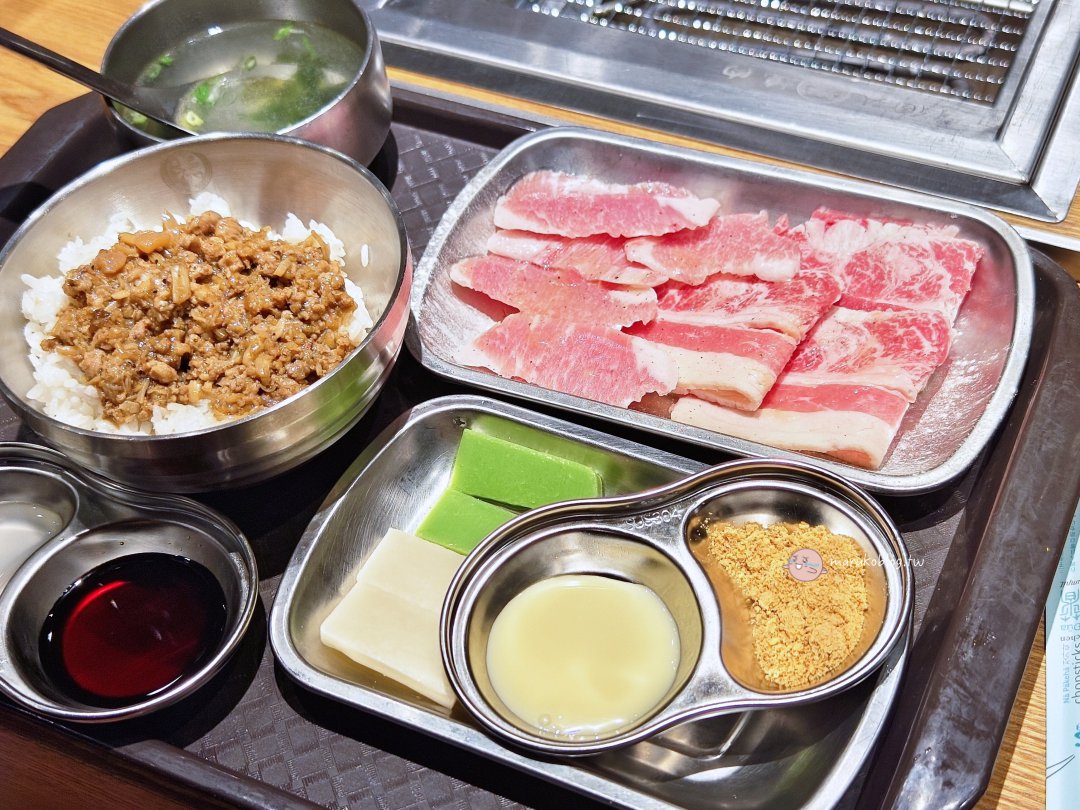 桃園機場第二航廈「米ALONE個人燒肉」｜一人燒肉自助平板點餐、餐點多樣、搭機前燒肉吃到飽體驗 @Maruko(丸子)與美食有個約會