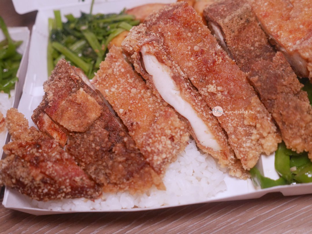 【華品軒排骨飯】媽媽味道的古早味炸排骨｜台北大橋頭站美食推薦 @Maruko(丸子)與美食有個約會