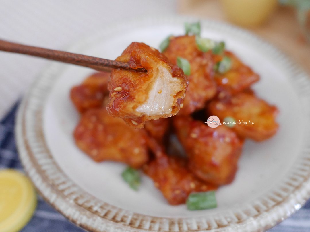 氣炸鍋食譜｜隔夜炸物回溫秘訣！不只是加熱，用「速食店醬料包」秒變韓式洋釀炸雞 (酥脆多汁) @Maruko(丸子)與美食有個約會