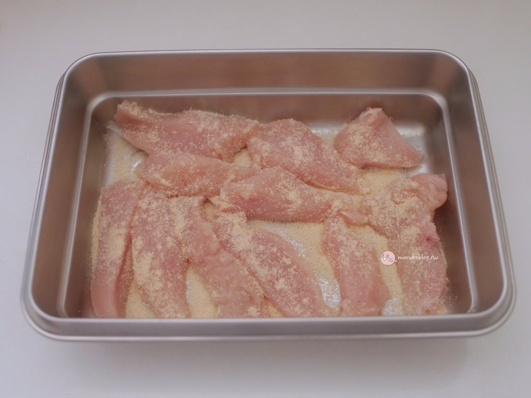 氣炸鍋雞胸肉食譜｜洋芋片炸雞 10分鐘宵夜就搞定！ @Maruko(丸子)與美食有個約會