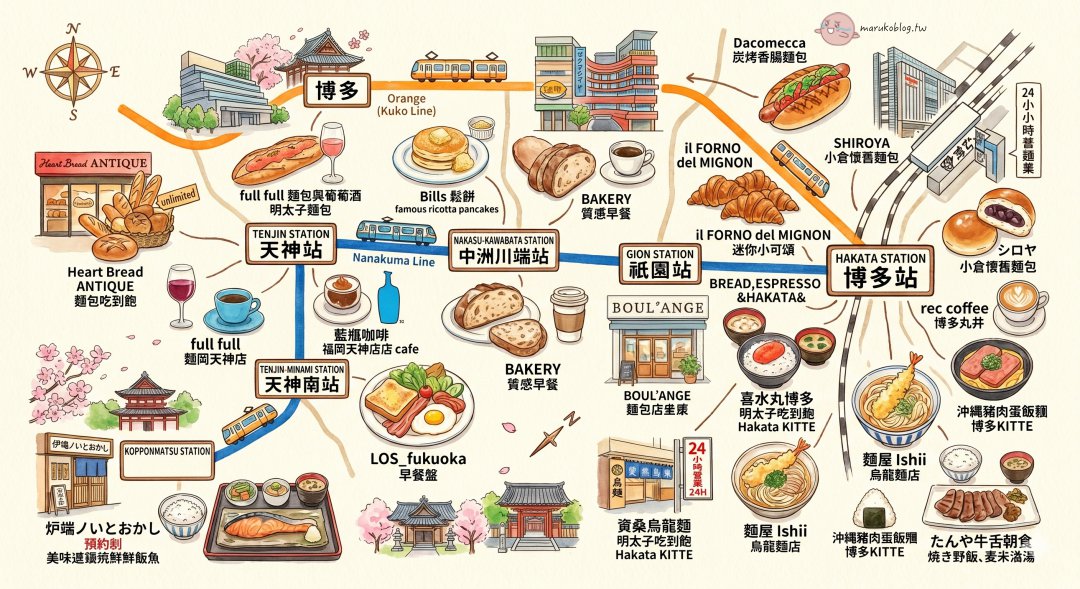 2026福岡早餐推薦|博多站、天神站20家早餐攻略,日式定食、明太子吃到飽、咖啡廳懶人包 @Maruko(丸子)與美食有個約會 2026福岡早餐推薦|博多站、天神站20家早餐攻略,日式定食、明太子吃到飽、咖啡廳懶人包 @Maruko(丸子)與美食有個約會