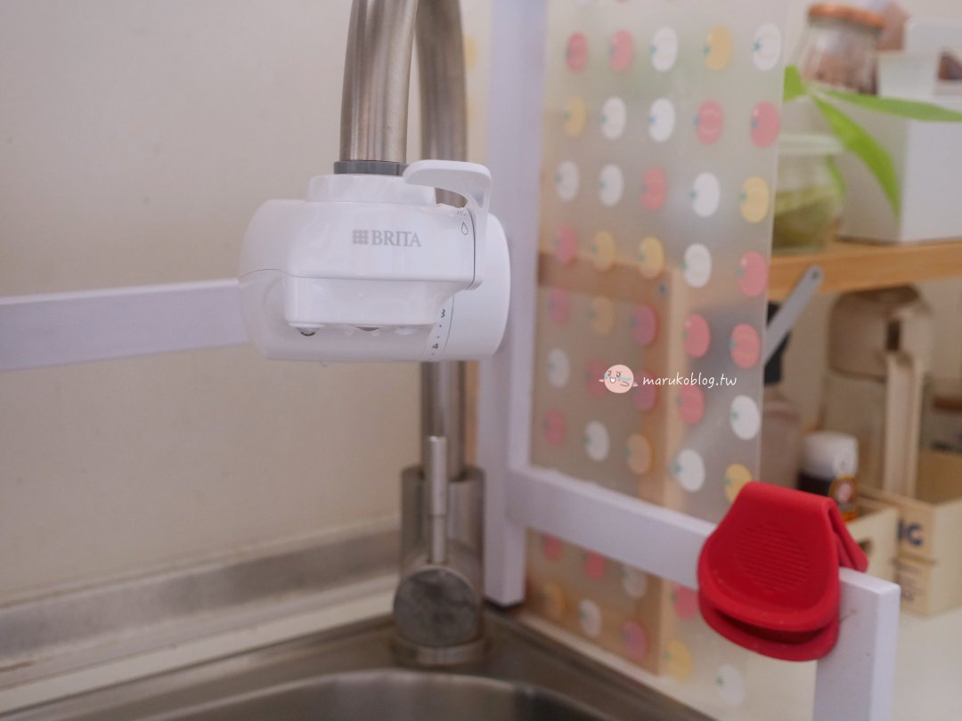 【BRITA ON TAP 淨水器開箱】租屋族必備！安裝簡單、可隨身帶走的迷你龍頭式濾水器 @Maruko(丸子)與美食有個約會