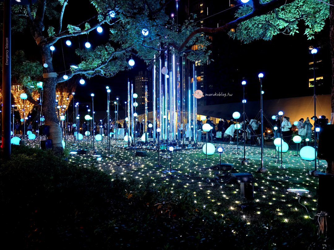 【東京六本木】東京中城聖誕燈飾 Tokyo Midtown：星光花園藍色燈海！交通、點燈時間與最佳拍攝點全攻略 @Maruko(丸子)與美食有個約會
