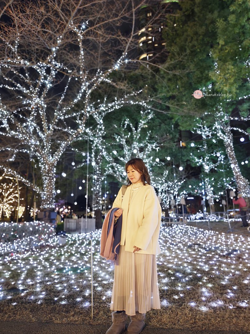 【東京六本木】東京中城聖誕燈飾 Tokyo Midtown：星光花園藍色燈海！交通、點燈時間與最佳拍攝點全攻略 @Maruko(丸子)與美食有個約會