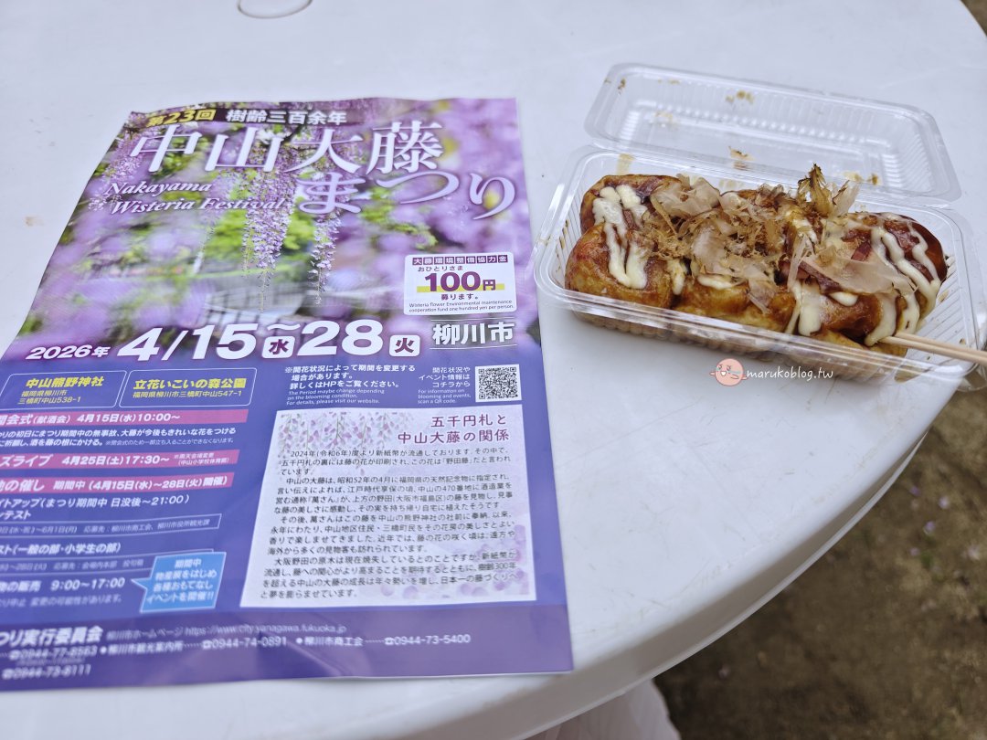 【福岡近郊景點】中山大藤：300 年紫藤花瀑布盛開！柳川一日遊、交通接駁、祭典美食完整攻略 @Maruko(丸子)與美食有個約會
