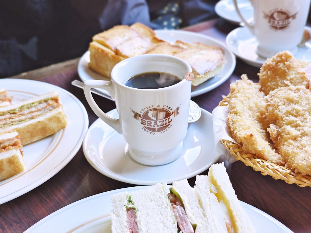【淺草美食】銀座ブラジル (Ginza Brazil)：75年昭和老派喫茶店，必吃元祖炸豬排三明治、炸雞籃 @Maruko(丸子)與美食有個約會