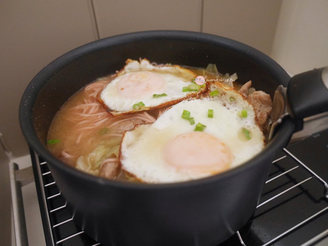 懶人溫補必學！麻油豬肉高麗菜湯麵線，免爆香、免燉煮，10分鐘就能開飯 @Maruko(丸子)與美食有個約會