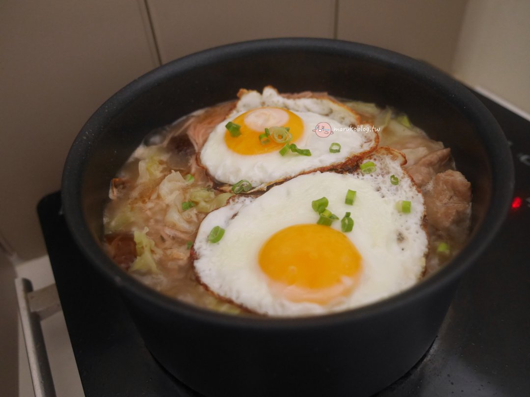 懶人溫補必學！麻油豬肉高麗菜湯麵線，免爆香、免燉煮，10分鐘就能開飯 @Maruko(丸子)與美食有個約會