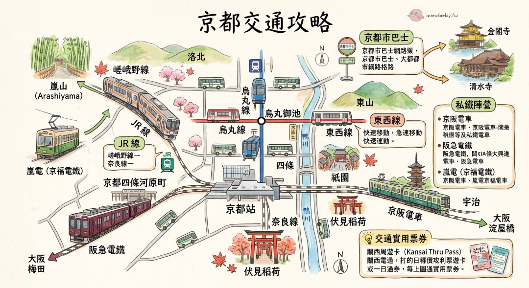京都自由行攻略｜景點、美食、住宿、交通與行程完整整理 @Maruko(丸子)與美食有個約會