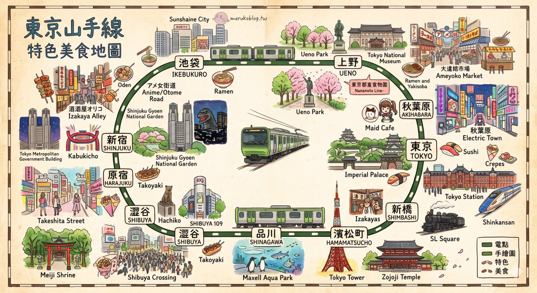 東京自由行攻略｜第一次去東京必看行程、景點分區、美食交通與住宿完整整理 @Maruko(丸子)與美食有個約會