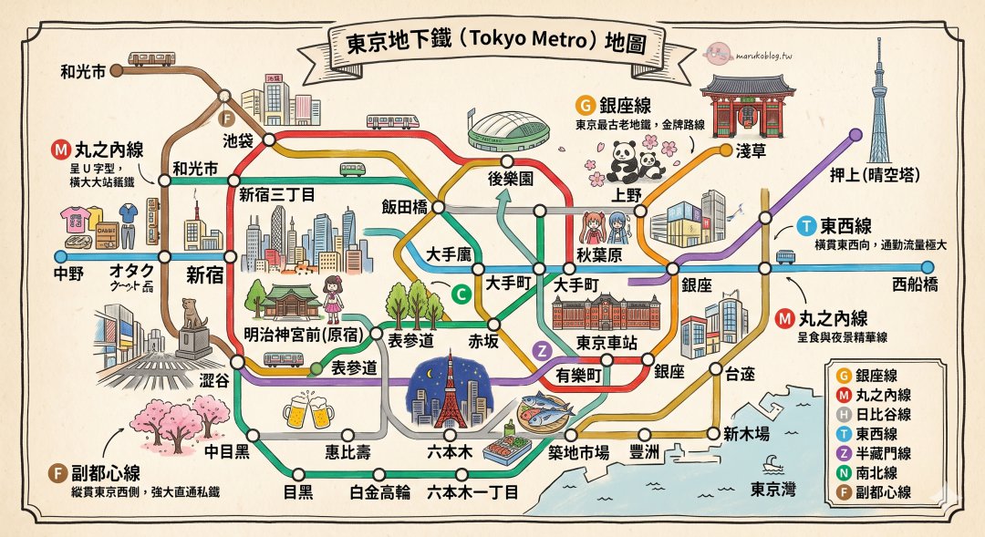 東京交通攻略｜地鐵、JR、Suica、機場交通、交通票券完整整理（自由行必看） @Maruko(丸子)與美食有個約會