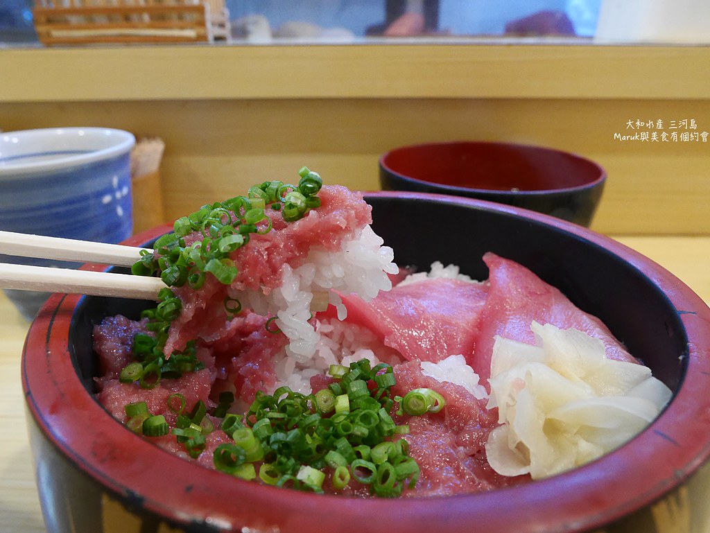 【東京美食】大和水產｜午間才有供應的滿足鮪魚蓋飯專門店 @Maruko(丸子)與美食有個約會