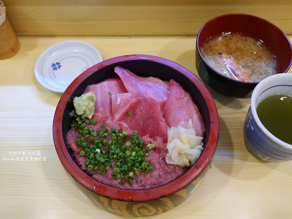 【東京美食】大和水產｜午間才有供應的滿足鮪魚蓋飯專門店 @Maruko(丸子)與美食有個約會
