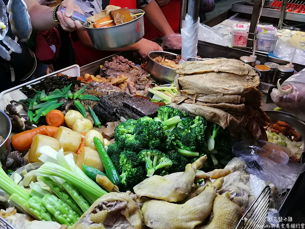 【台北】紅花麻辣鹽水雞 臨江街夜市最好吃的人氣小吃，夜市美食！ @Maruko(丸子)與美食有個約會